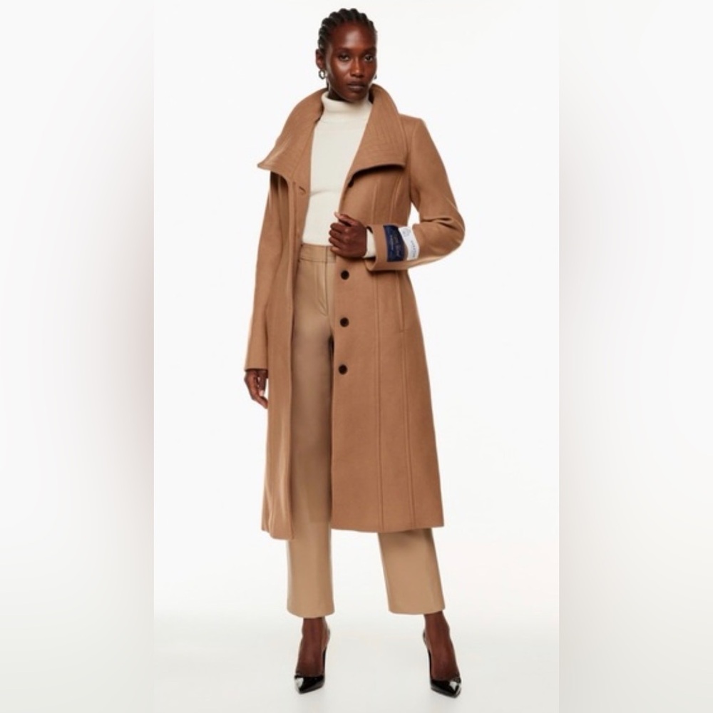 Aritzia Camel Connor Long Coat